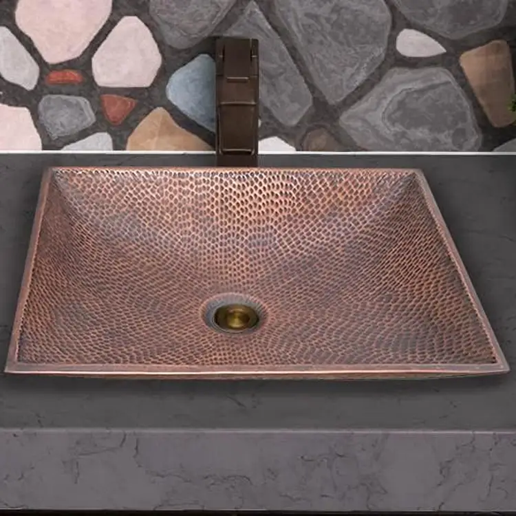ct copper tailor 17' copper bathroom vessel sink ct copper tailor 17' copper bathroom vessel sink