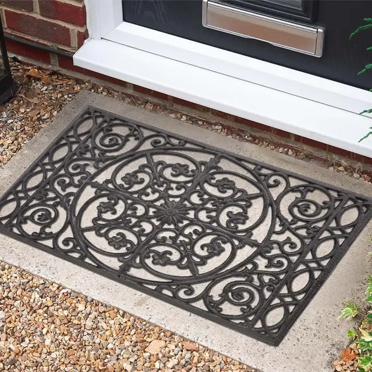 ct copper tailor cast iron classic scroll works doormat ct copper tailor cast iron classic scroll works doormat