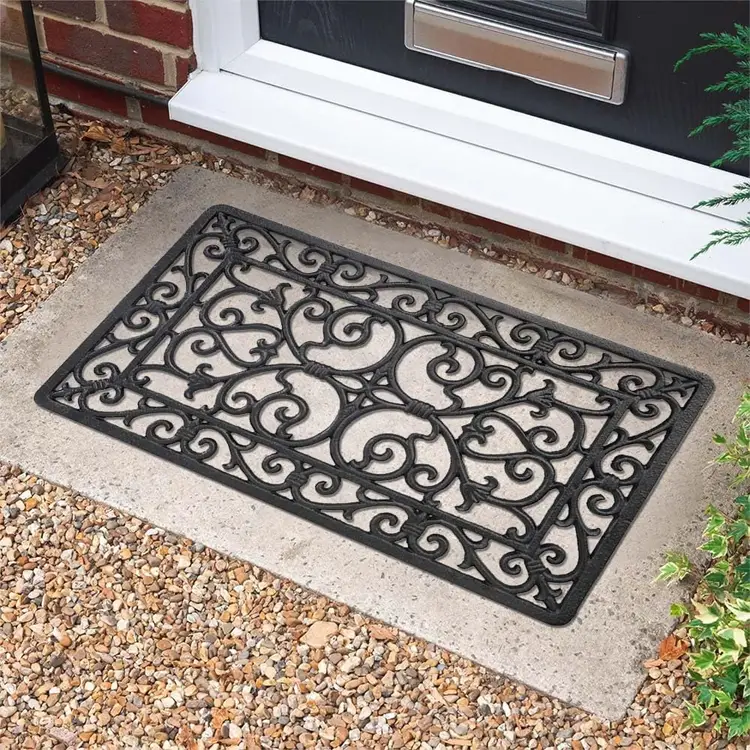 ct copper tailor cast iron rustic scroll works doormat ct copper tailor cast iron rustic scroll works doormat
