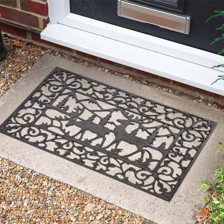 ct copper tailor cast iron sika deer doormat ct copper tailor cast iron sika deer doormat